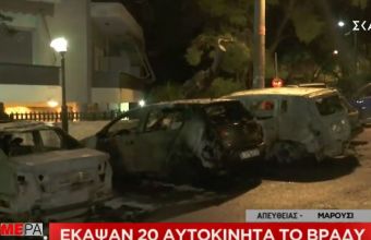 Μπαράζ εμπρηστικών επιθέσεων σε ΙΧ σε Αθήνα, Μαρούσι και Αγία Παρασκευή