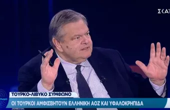 Ευ. Βενιζέλος στον ΣΚΑΪ: Η Ελλάδα πρέπει να ανακηρύξει ΑΟΖ (vid)