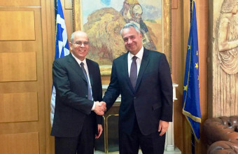 Συνάντηση Βορίδη  με τον ισραηλινό πρέσβη Γιόσι Αμράνι 
