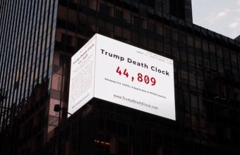 Ρολόι στην Times Square μέτρα τους θανάτους «εξαιτίας του Τραμπ» - Ποιός το έφτιαξε (vid)