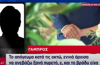 Γλέντι γάμου στη Θεσσαλονίκη: Τι είπε ο γαμπρός στον ΣΚΑΪ