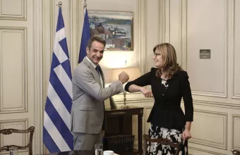 Συνάντηση Μητσοτάκη - ΥΠΕΞ Βουλγαρίας: Συζήτησαν για ανατολική Μεσόγειο και πανδημία