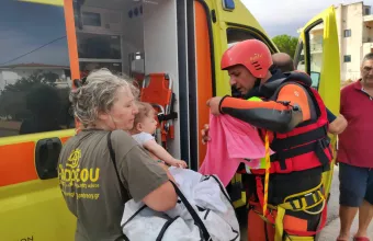 Σε εξέλιξη επιχειρήσεις διάσωσης στην Εύβοια 