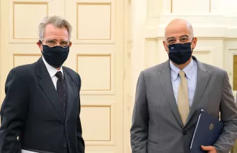 Συνάντηση Δένδια-Πάιατ για τουρκική παραβατικότητα και Ανατολική Μεσόγειο 