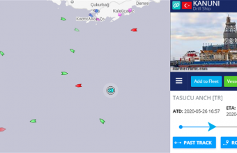 Όπως είχε προανγγείλει ο Ντονμέζ και το τουρκικό γεωτρύπανο Kanuni προς Μαύρη Θάλασσα 