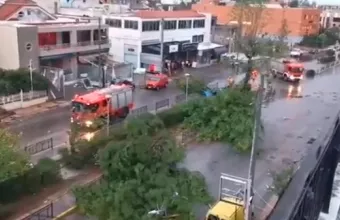 Σωρεία προβλημάτων στο Νέο Ηράκλειο από την κακοκαιρία