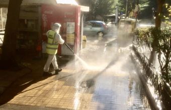 Δήμος Αθηναίων: Μεγάλη δράση καθαριότητας-απολύμανσης στο Κουκάκι
