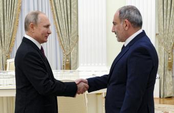 Αρμενία: Συνομιλίες Πούτιν- Πασινιάν και έκκληση για αυτοσυγκράτηση απ' όλες τις πλευρές
