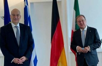 Γερμανία: Συνάντηση Δένδια με τον επικεφαλής του CDU Λάσετ – Τα ελληνοτουρκικά στο επίκεντρο