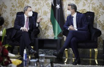 Συναντήση Μητσοτάκη- Ντράγκι στην Τρίπολη: ΕΕ και Λιβυή στο επίκεντρο των συζητήσεων