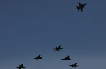 Πάνω από τον Αττικό ουρανό μαχητικά αεροσκάφη για τον Ηνίοχο 2021 (φωτό) 