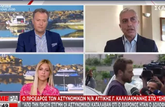 Καλλιακμάνης σε ΣΚΑΪ: Από την πρώτη στιγμή οι αστυνομικοί κατάλαβαν τον δολοφόνο
