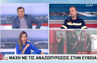 Μάχη με τις αναζωπυρώσεις στην Εύβοια- Τα πύρινα μέτωπα σε Ηλεία και Μάνη