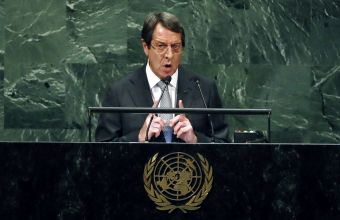 Καταγγελία Αναστασιάδη σε ΟΗΕ: Τελικός στόχος Τουρκίας η μετατροπή της Κύπρου σε προτεκτοράτο