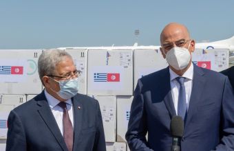 Δένδιας για δωρεά 100.000 εμβολίων στην Τυνησία: Η πανδημία δεν έχει σύνορα, δεν έχει όρια