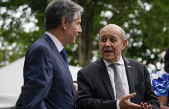 ΟΗΕ-κρίση των υποβρυχίων: Οι ΥΠΕΞ Γαλλίας- ΗΠΑ είπαν «καλημέρα» αλλά δεν συνομίλησαν