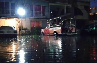 Πλημμυρισμένος δρόμος στο Μεξικό