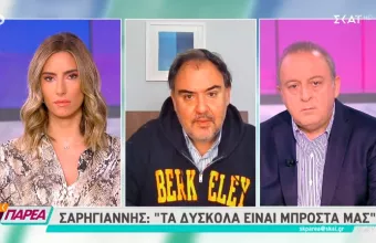 Σαρηγιάννης- ΣΚΑΪ: 5.000 κρούσματα εβδομαδιαίος μ.ο μέσα Νοέμβρη– Σελφ τεστ και στους εμβολιασμένους