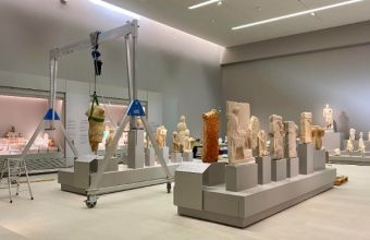 Αυτοψία Μενδώνη στο υπό κατασκευή Αρχαιολογικό Μουσείο Χανίων