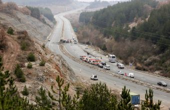 Στα Σκόπια μεταφέρθηκαν οι 45 σοροί των θυμάτων του δυστυχήματος με λεωφορείο στη Βουλγαρία