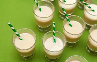 Smoothie ρυζιού με φυστικοβούτυρο
