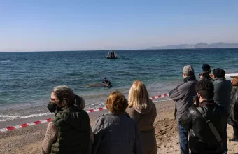 Κοσμοσυρροή στον Άλιμο για την διάσωση της μικρής φάλαινας-Δείτε φωτογραφίες