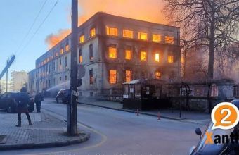 Μεγάλη φωτιά σε καπναποθήκη στην Ξάνθη - Σκεπάστηκε όλη η πόλη με καπνό (pics,vid)