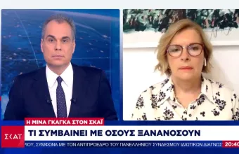 Γκάγκα σε ΣΚΑΪ: Λιγότερο σοβαρές οι νοσηλείες από Όμικρον- Δεν εξετάζονται νέα μέτρα 