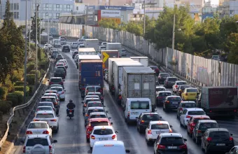 Κίνηση τώρα: «Δύσκολος» ο Κηφισός- Η εικόνα στους κεντρικούς δρόμους 