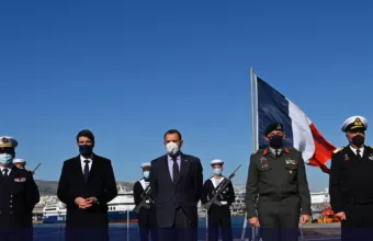 Παναγιωτόπουλος από γαλλική φρεγάτα «Provence»: Ελληνογαλλική συνεργασία για την αντιμετώπιση κοινών απειλών (vid)