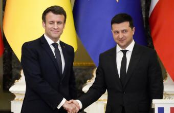 Συγχαρητήρια στον Μακρόν για την επανεκλογή του, αληθινό φίλο της Ουκρανίας, λέει ο Ζελένσκι 