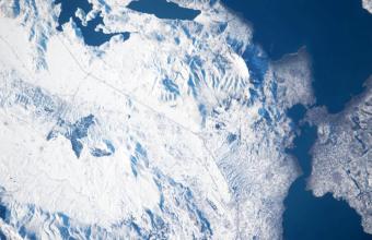 Η χιονισμένη Ελλάδα από το διάστημα-Δείτε τη φωτογραφία Γερμανού αστροναύτη