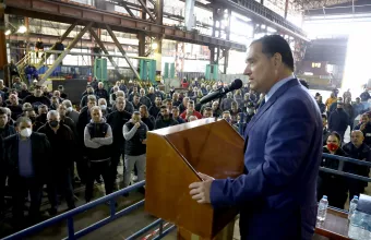 Γεωργιάδης: Δεν κλείνει το Ναυπηγείο Ελευσίνας