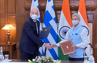 Στην Ινδία ο Νίκος Δένδιας - Οι συμφωνίες που υπέγραψε με τον Ινδό ΥΠΕΞ
