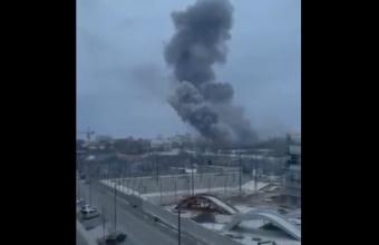 Νέος ρωσικός βομβαρδισμός στο εργοστάσιο αεροπλάνων Αντόνοβ, βόρεια του Κιέβου- Βίντεο 