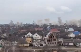Ρωσικό χτύπημα με πολλαπλούς βομβαρδισμούς κοντά στην πόλη Νικολάεφ - Δείτε βίντεο