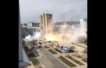 Τοπικές αρχές: Ρώσοι στρατιώτες διέλυσαν διαδήλωση υπέρ της Ουκρανίας στο Ενερχοντάρ - Δείτε βίντεο