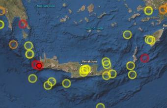 Σεισμός 3,6 Ρίχτερ «ταρακούνησε» τα Χανιά