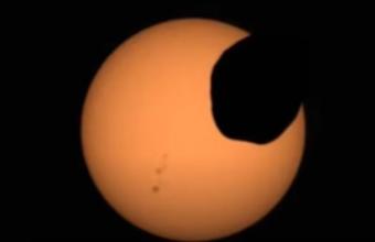 Έκλειψη ηλίου από τον Άρη-Δείτε τα εντυπωσιακά πλάνα που κατέγραψε η NASA