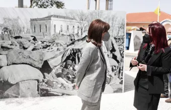 Σακελλαροπούλου: Οι επισκέψεις της ΠτΔ στο Μικρό και Μεγάλο Δέρειο Έβρου και στο Θρυλόριο Ροδόπης-Φωτογραφίες