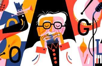 Google Doodle: 100 χρόνια από τη γέννηση του τζαζίστα Toots Thielemans
