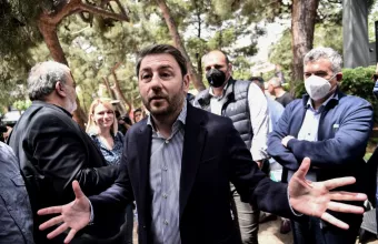 Ο πρόεδρος του ΠΑΣΟΚ, Νίκος Ανδρουλάκης