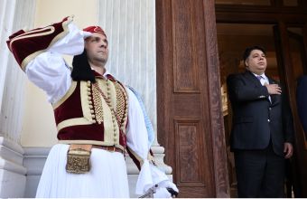 Τζορτζ Τσούνης: Ο νέος πρέσβης των ΗΠΑ στην Ελλάδα επέδωσε τα διαπιστευτήριά του στην Πρόεδρο