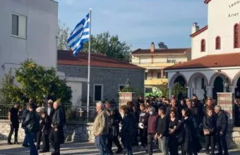 Θρήνος στην κηδεία της φαρμακοποιού στην Καβάλα