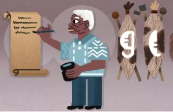 Η Google Doodle τιμά τον νοτιοαφρικανό ποιητή Μαζίσι Κουνένε