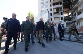Σε καταφύγιο στην Οδησσό «φυγάδευσαν» τον Σαρλ Μισέλ λόγω πυραυλικών επιθέσεων 