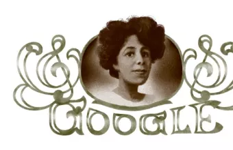 Το Doodle για την Αμάντα Όλντριτζ.