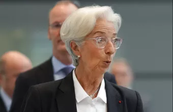Η πρόεδρος της ΕΚΤ, Κριστίν Λαγκάρντ
