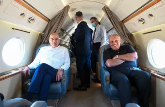 Δένδιας: Συνταξίδεψε με τον ΥΠΕΞ της Αιγύπτου στο Λουξεμβούργο