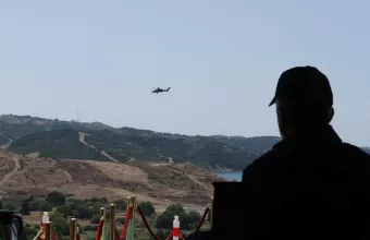 Ο Τούρκος πρόεδρος Ταγίπ Ερντογάν παρακολουθεί την άσκηση EFES στη Σμύρνη. 